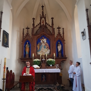 aktualność: Eucharystia w kościele Podwyższenia Krzyża Świętego